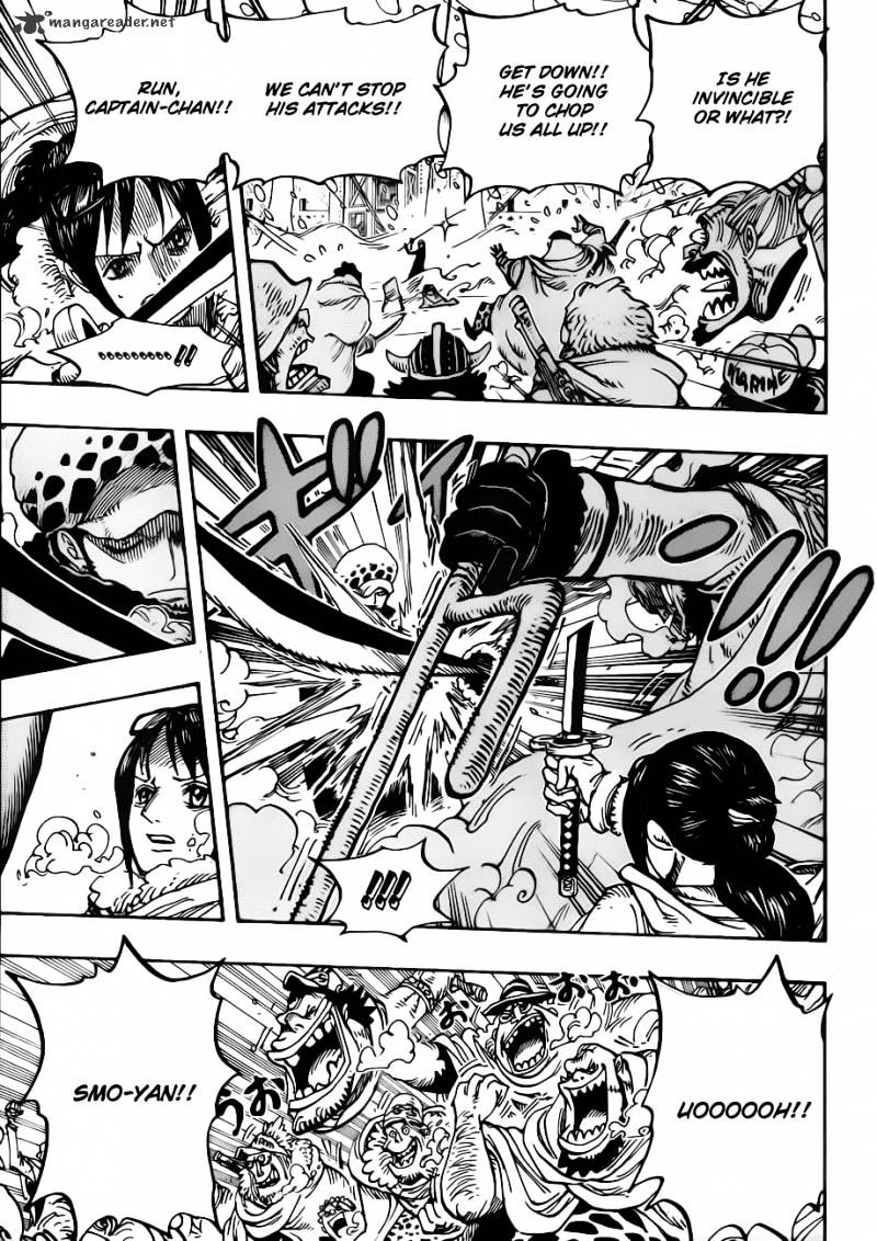 One Piece, Chapter 662 - Shichibukai Law vs Vice Admiral Smoker image 05