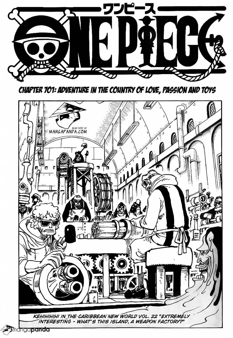 One Piece, Chapter 701 - Adventure in the country of love, passion and toys image 03