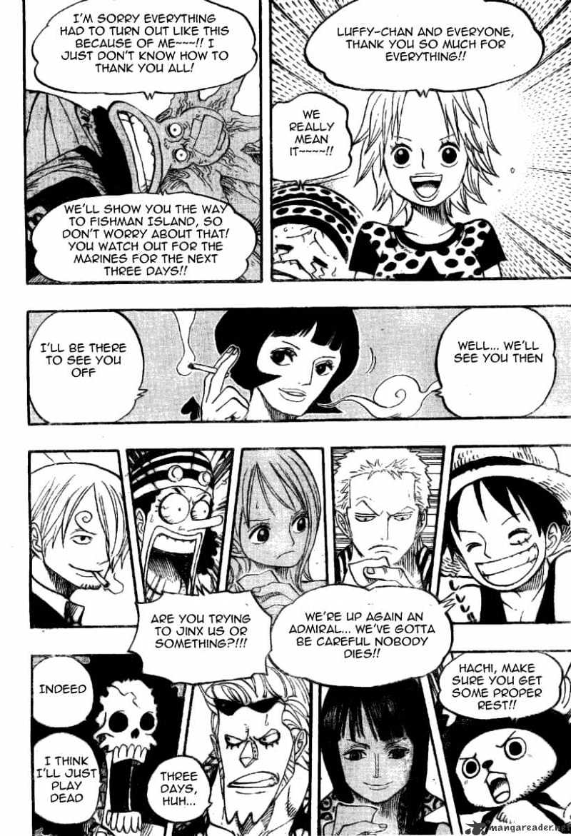One Piece, Chapter 507 - Kizaru Lands image 12