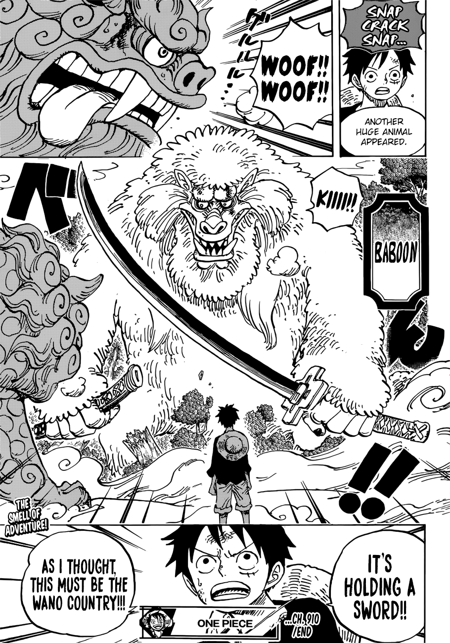 One Piece, Chapter 910 - Onwards to the Wano Country image 13