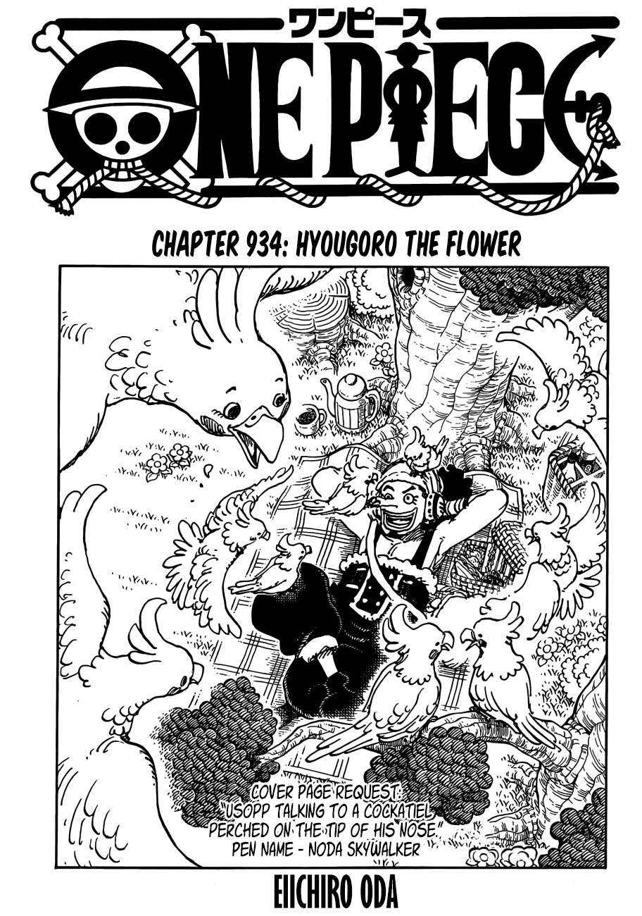 One Piece, Chapter 934 - Hyougoro The Flower image 01