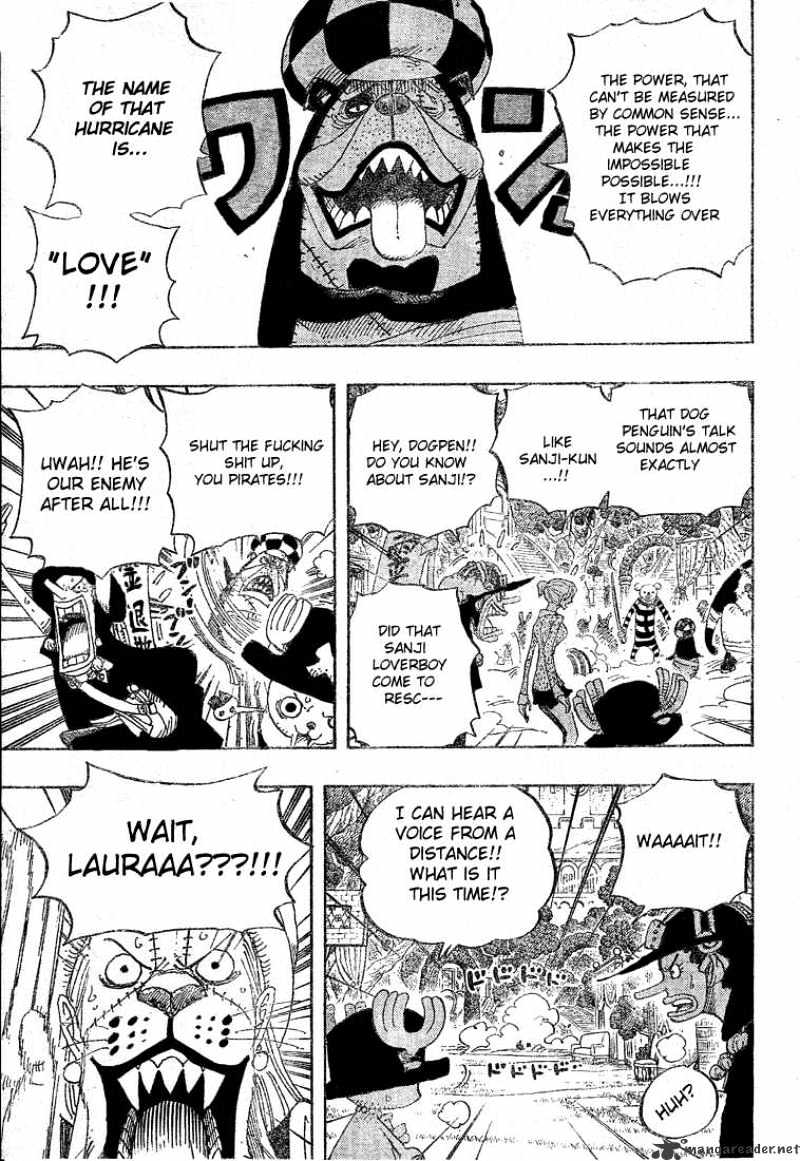 One Piece, Chapter 453 - Cloudy With A Small Chance Of Bone image 04