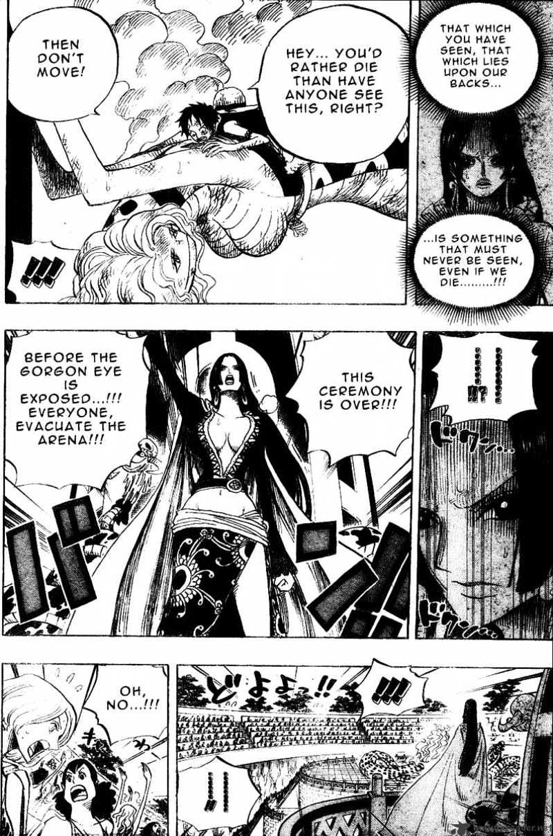 One Piece, Chapter 520 - Gorgon