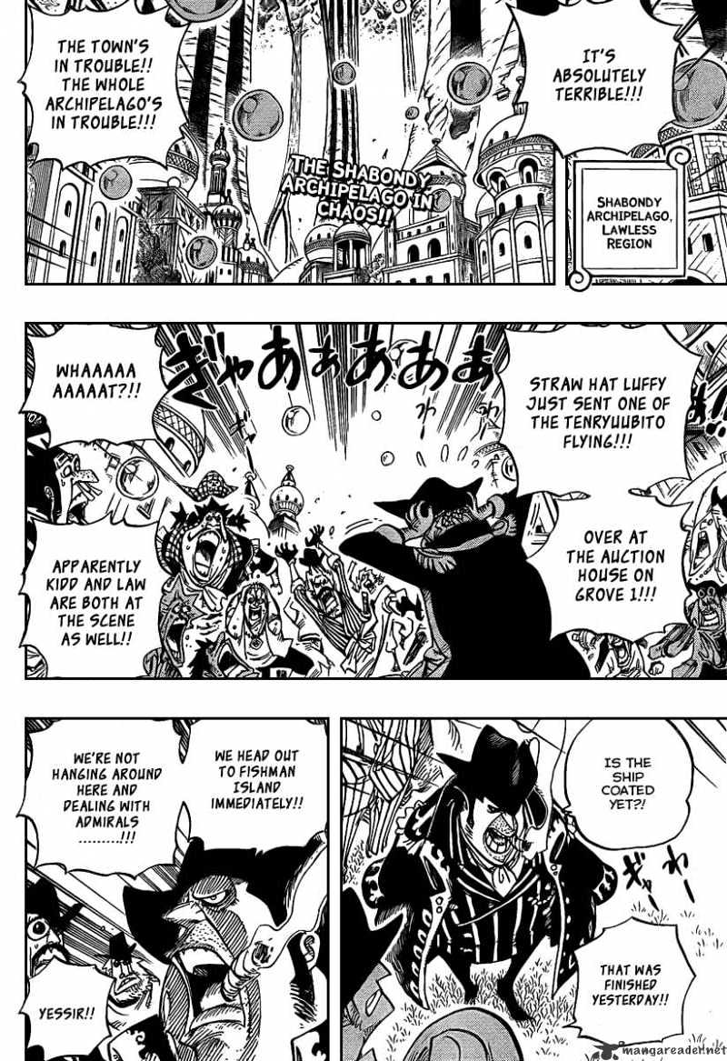One Piece, Chapter 504 - Pirate Front Line on the Move!! image 02