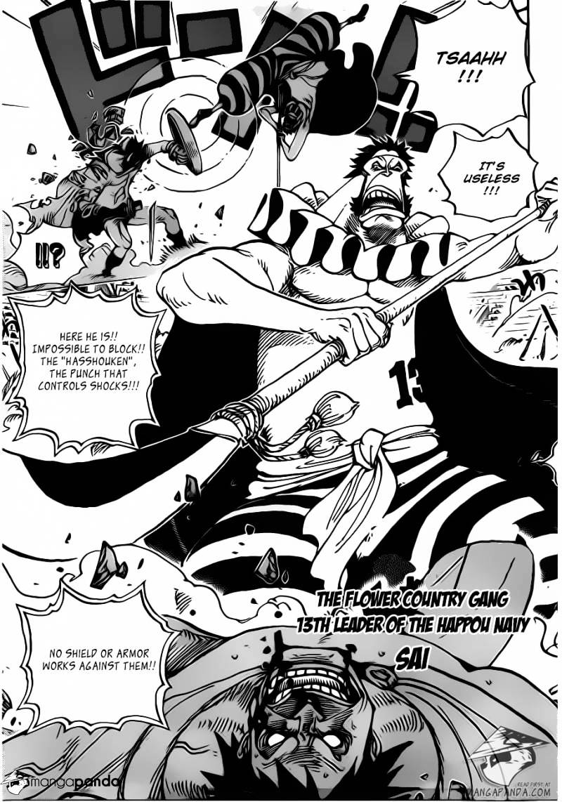 One Piece, Chapter 715 - Violent Fight In Block C image 08