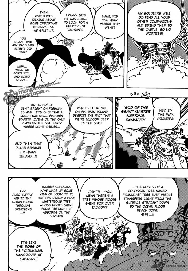 One Piece, Chapter 612 - Brought By The Shark They Saved image 10