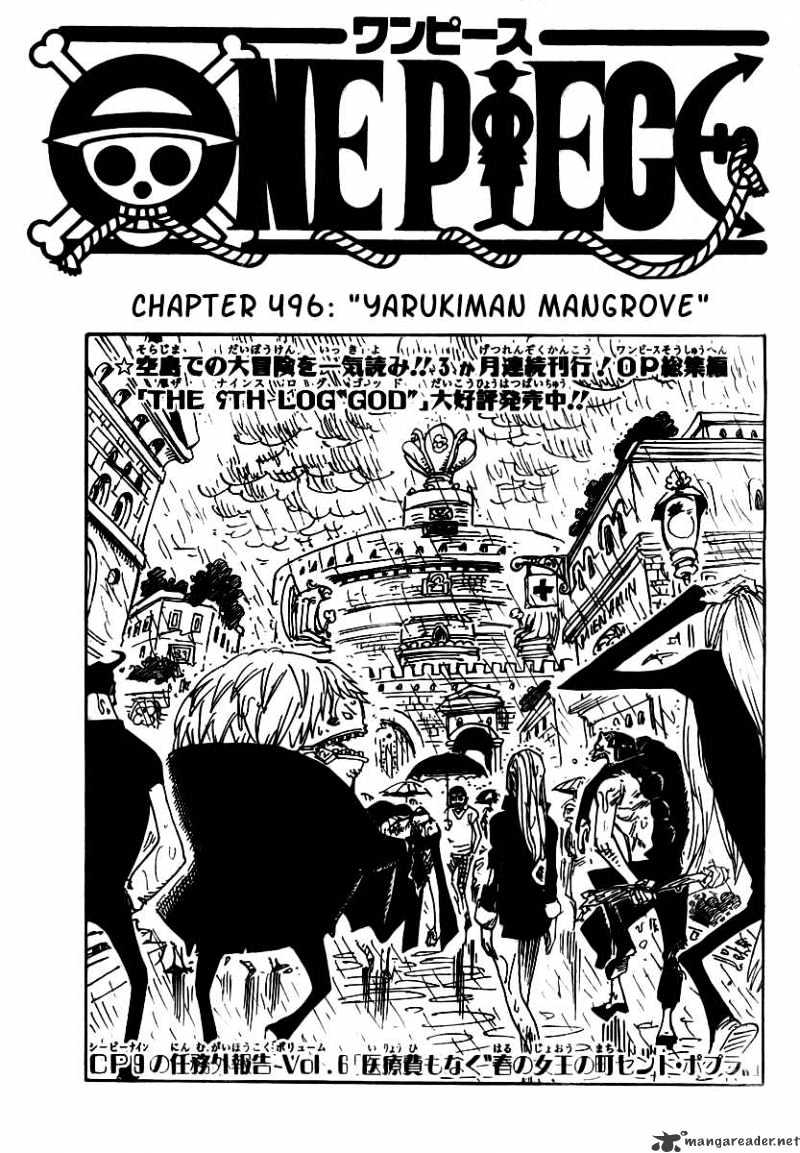 One Piece, Chapter 496 - Yarukiman Mangroove image 01
