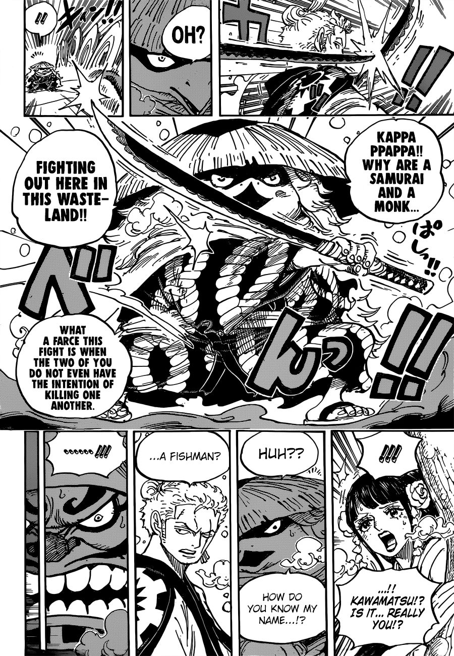 One Piece, Chapter 952 - Hiyori and Kawamatsu image 05