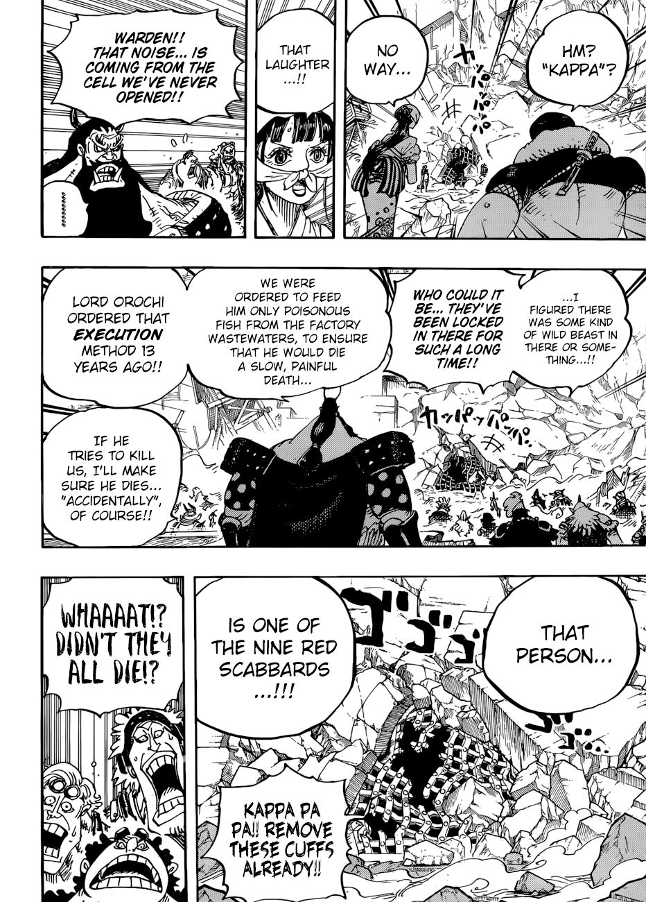 One Piece, Chapter 948 - Kawamatsu the kappa takes the stage image 08