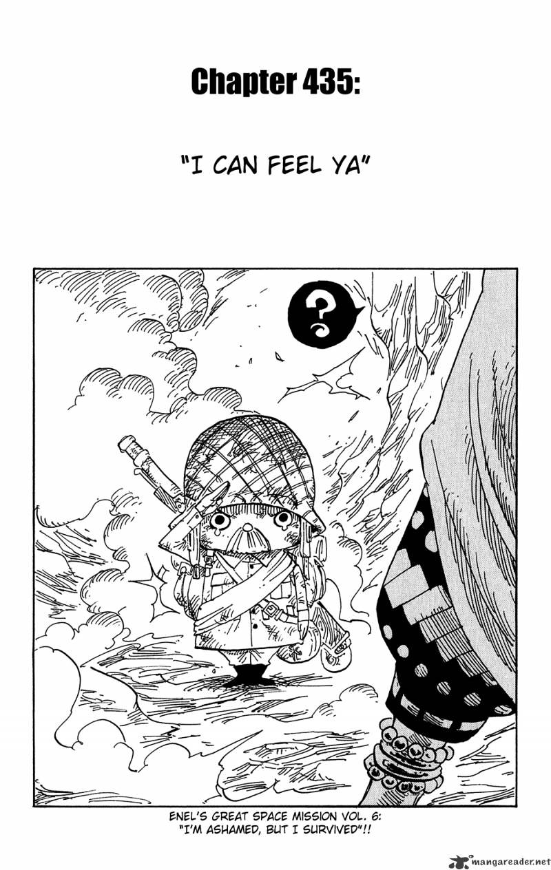 One Piece, Chapter 435 - Understand How You Feel image 01