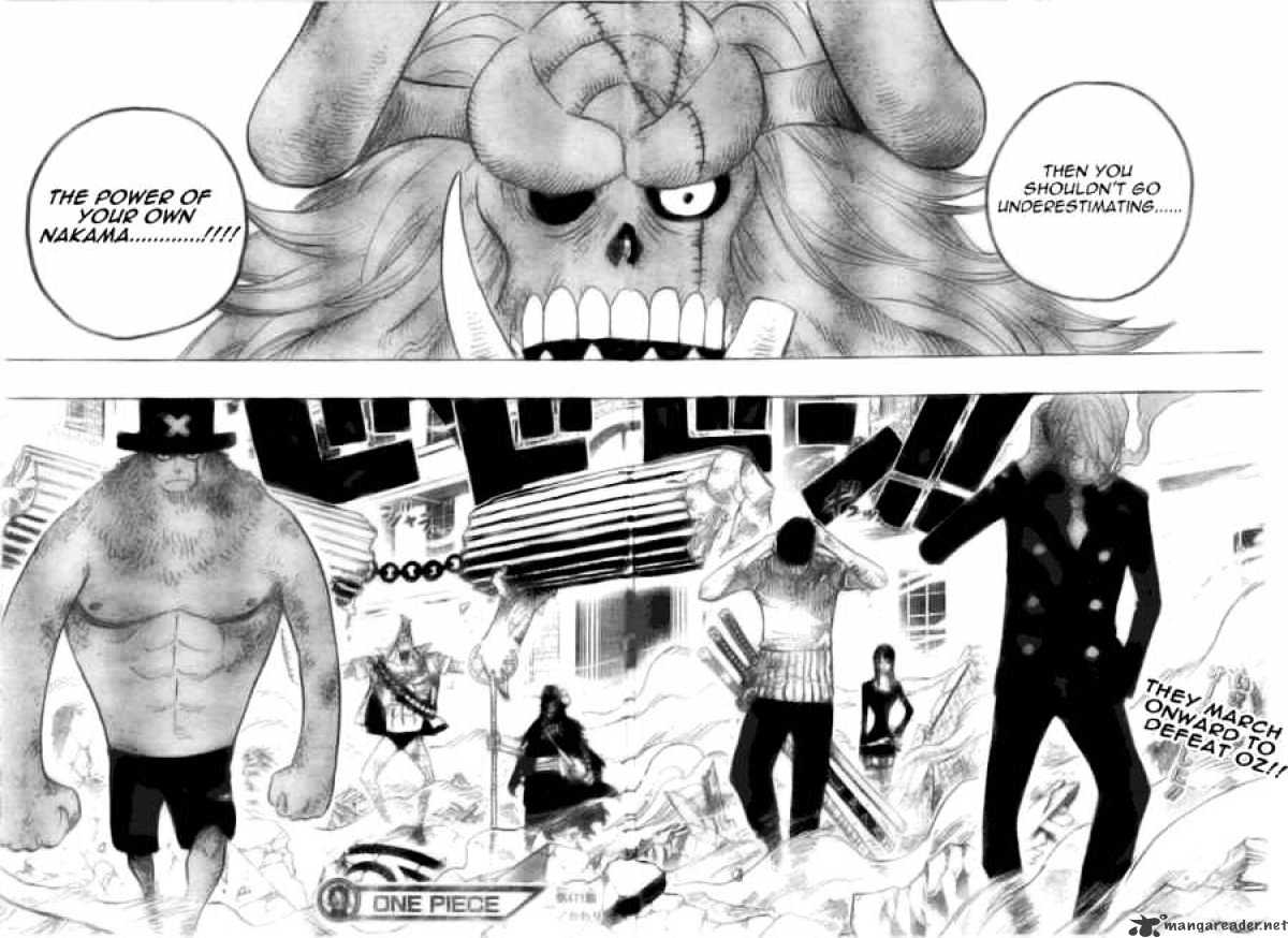 One Piece, Chapter 471 - My Friend image 16