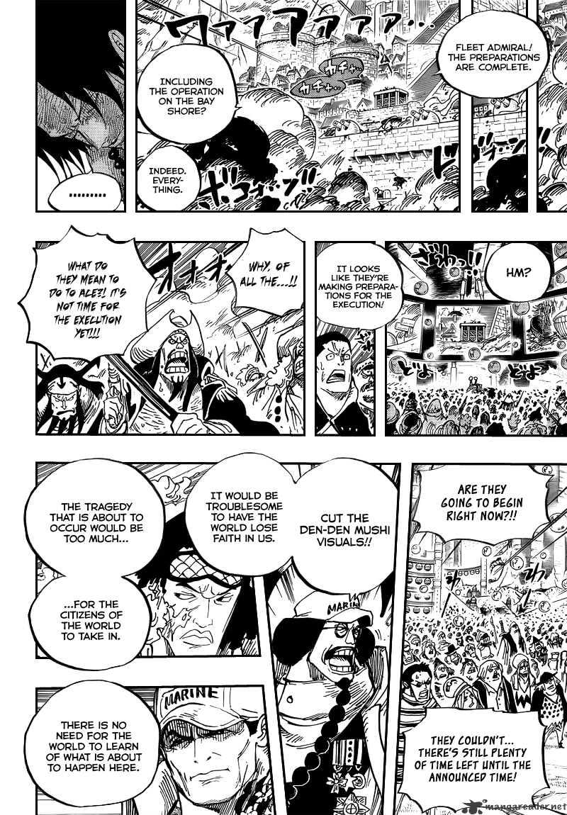 One Piece, Chapter 561 - Luffy vs Mihawk image 14