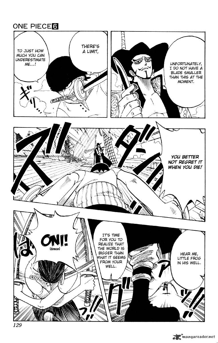 One Piece, Chapter 51 - Roanoa Zoro Falls Into The Deep Ocean image 05
