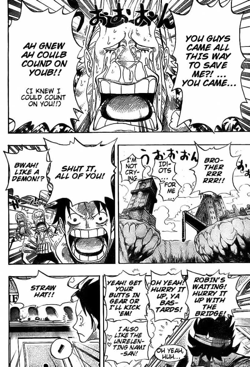 One Piece, Chapter 399 - Jump To The Fall!! image 13
