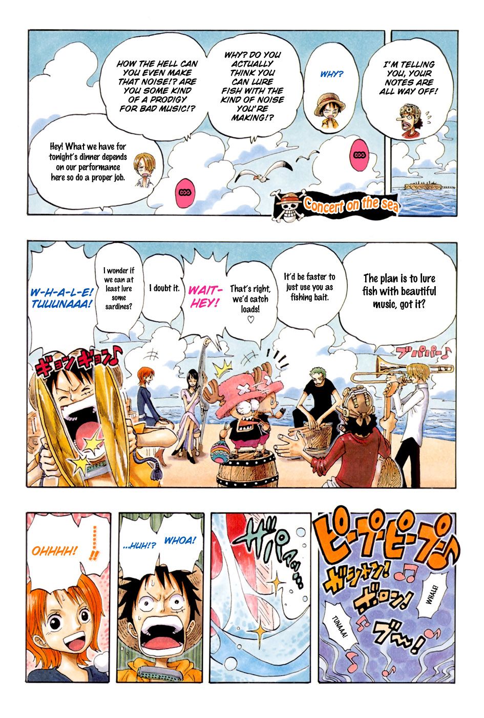 One Piece, Chapter 303.5 - Concert on the Sea image 1