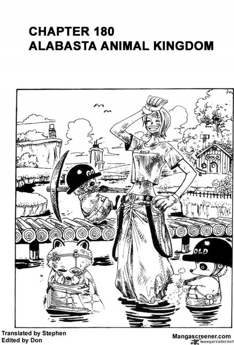 One Piece, Chapter 180 - Alabasta Animal Kingdom image 01