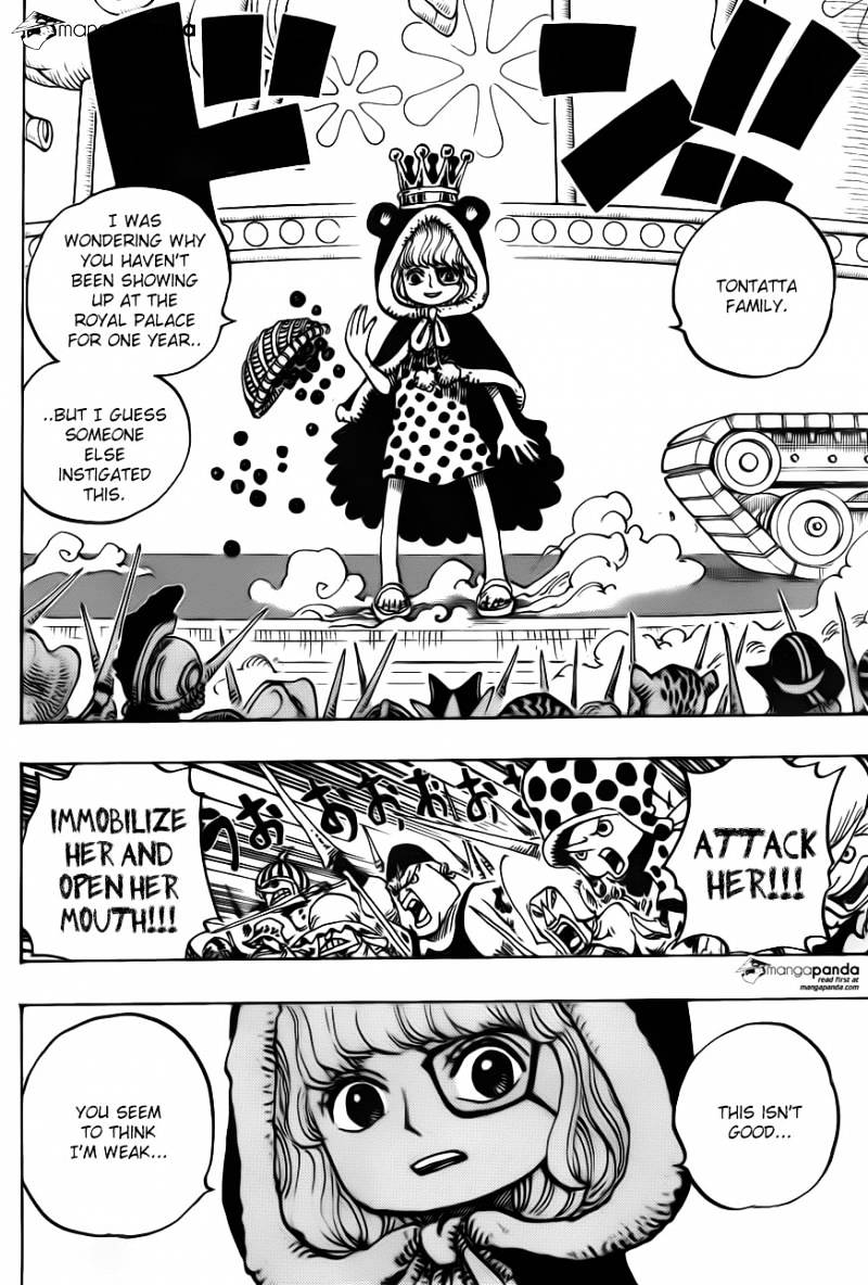 One Piece, Chapter 738 - Trevor army, special executive Sugar image 13