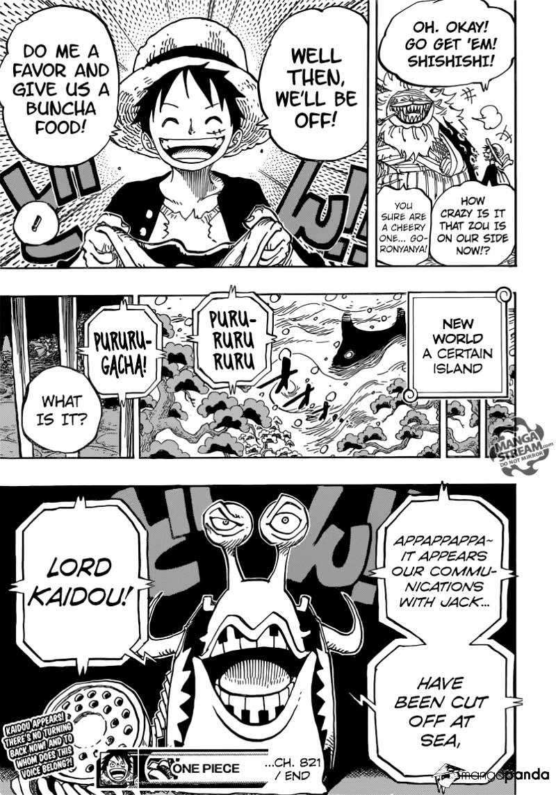 One Piece, Chapter 821 - Understood image 20