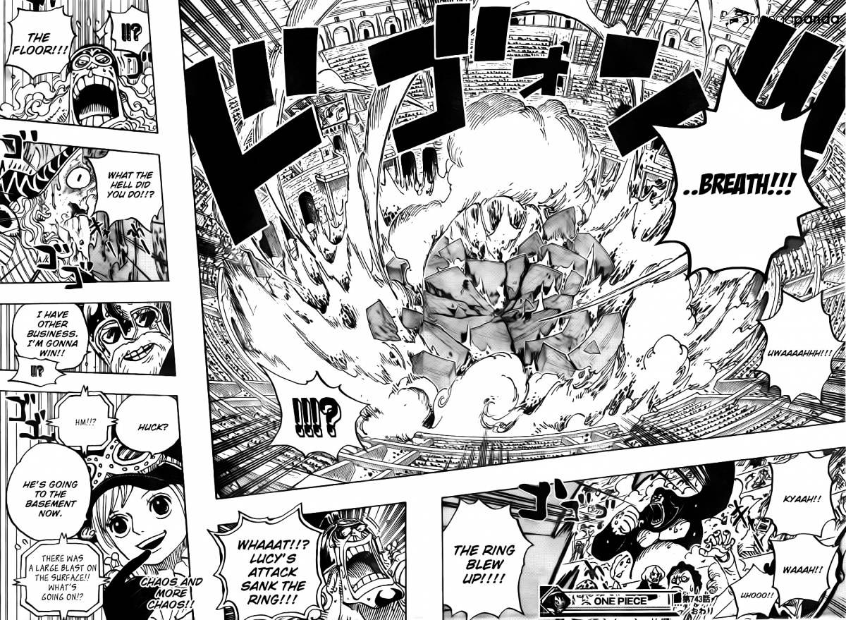 One Piece, Chapter 743 - Big jolts in Dressrosa image 19