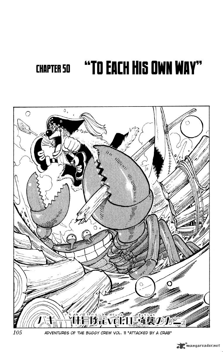 One Piece, Chapter 50 - My Own Destiny image 01