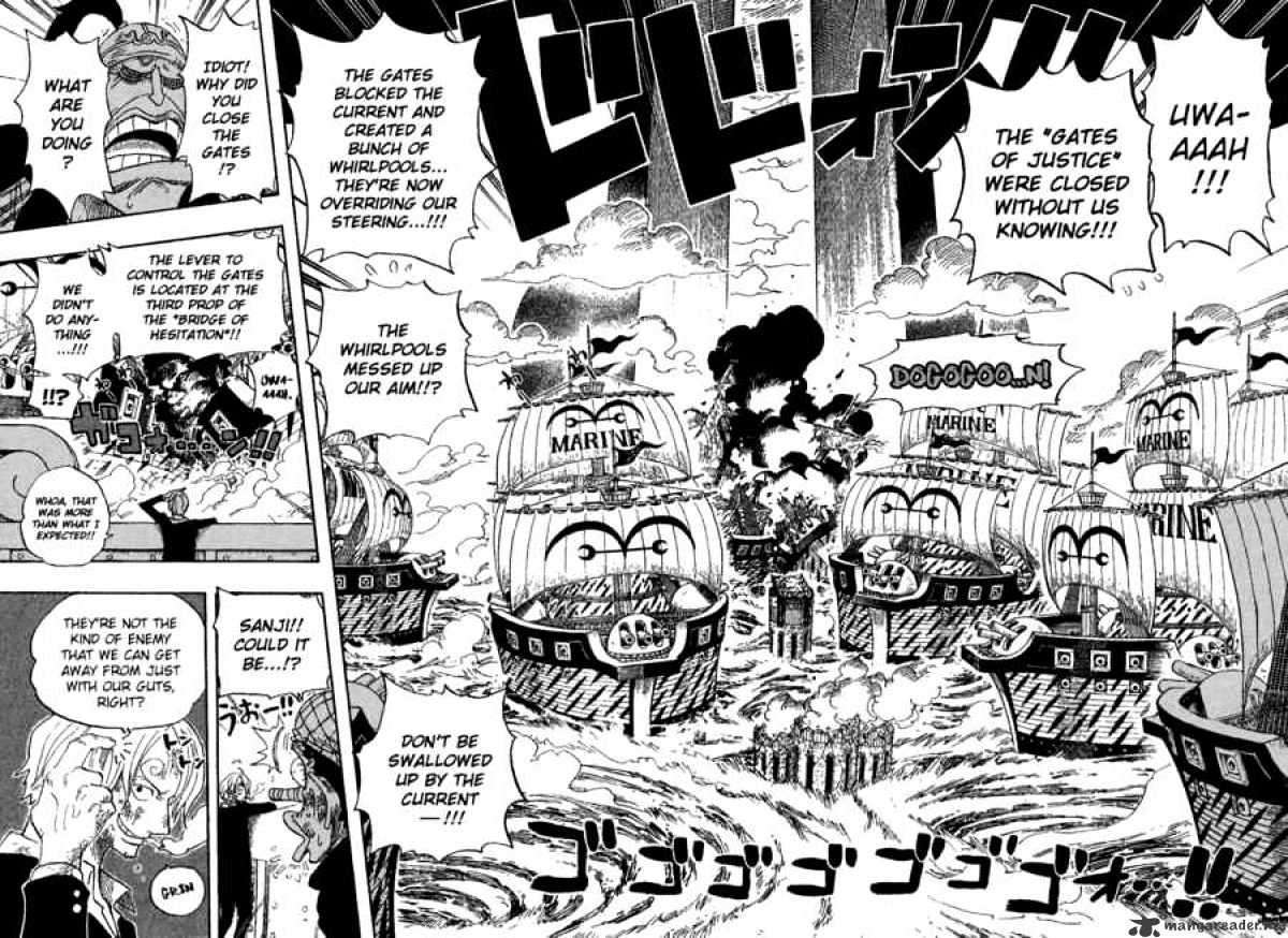 One Piece, Chapter 429 - Complete Defeat image 08
