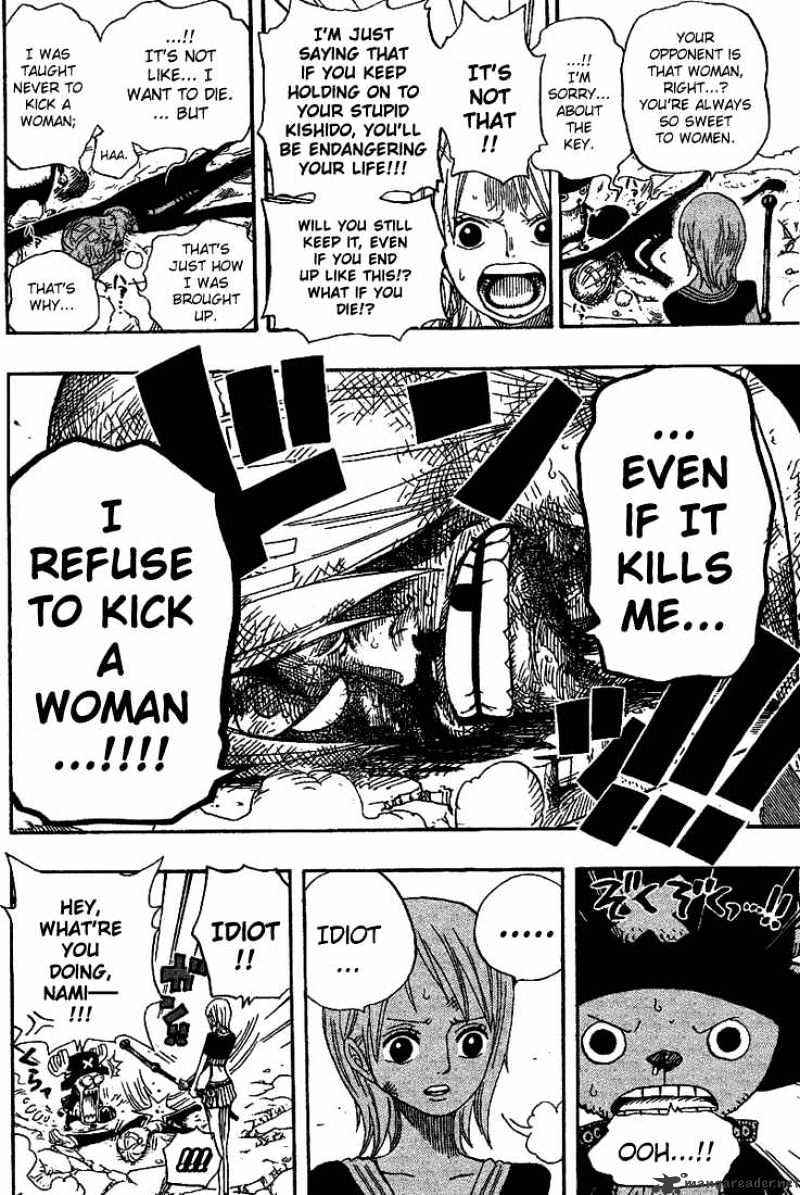 One Piece, Chapter 403 - Mr. Kishido image 14