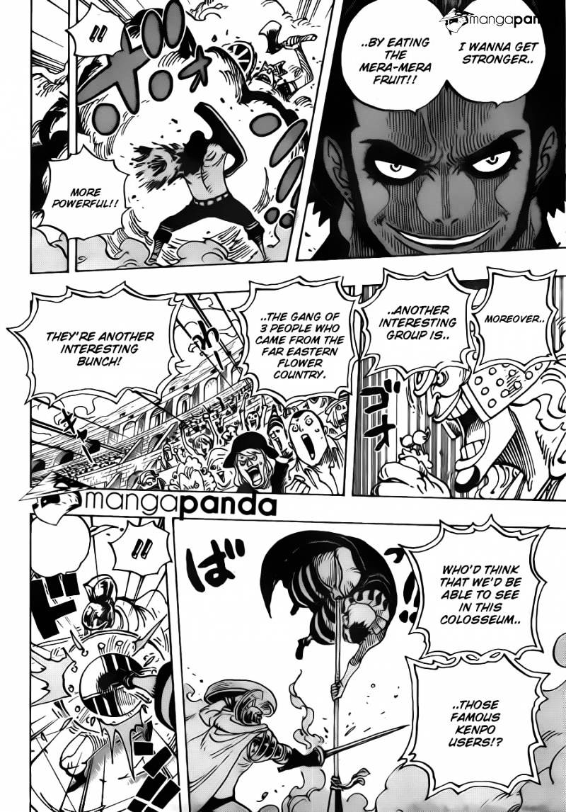 One Piece, Chapter 715 - Violent Fight In Block C image 07