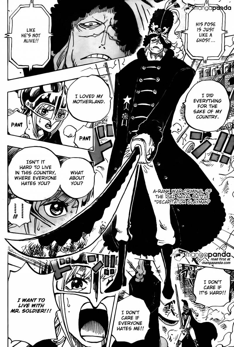 One Piece, Chapter 733 - What mr. Soldier wants image 03