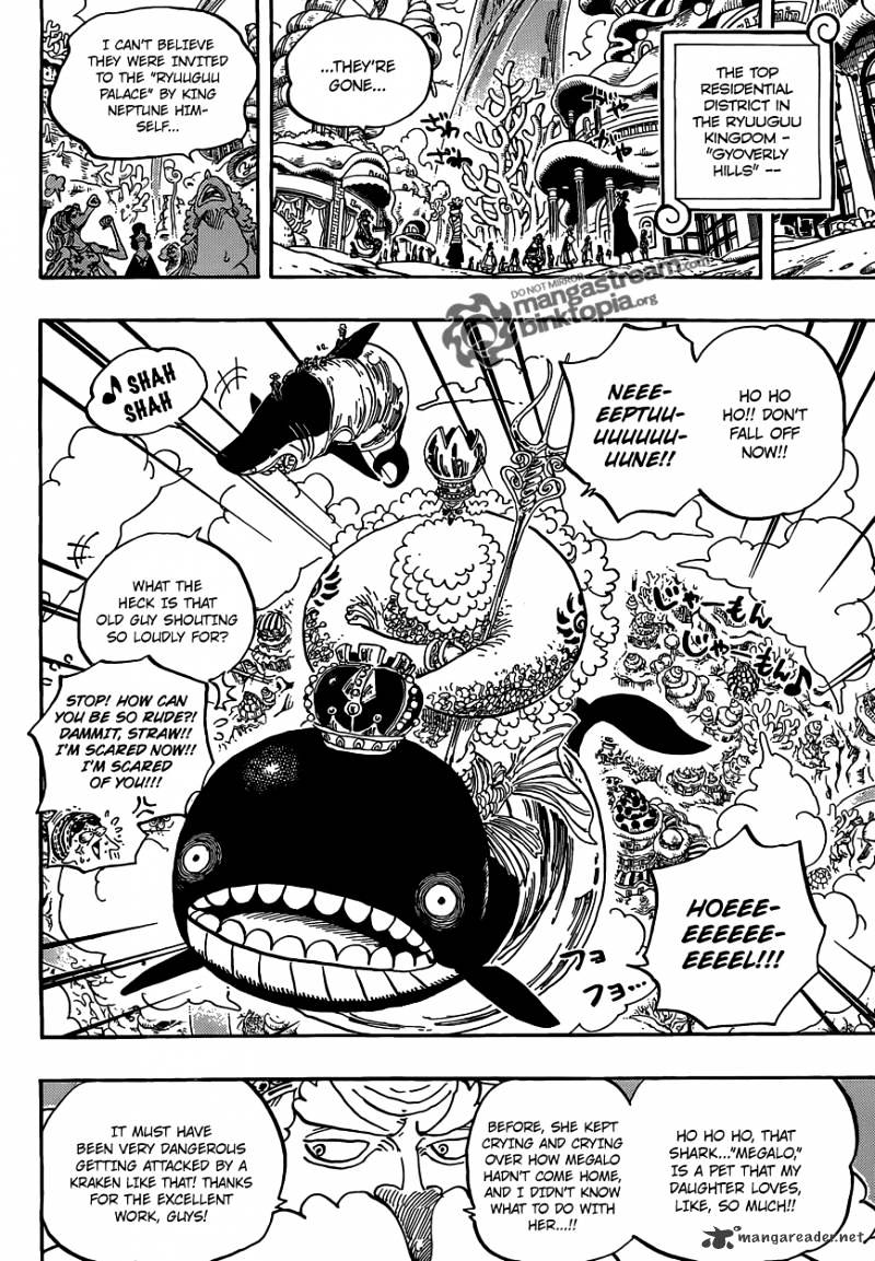 One Piece, Chapter 612 - Brought By The Shark They Saved image 08