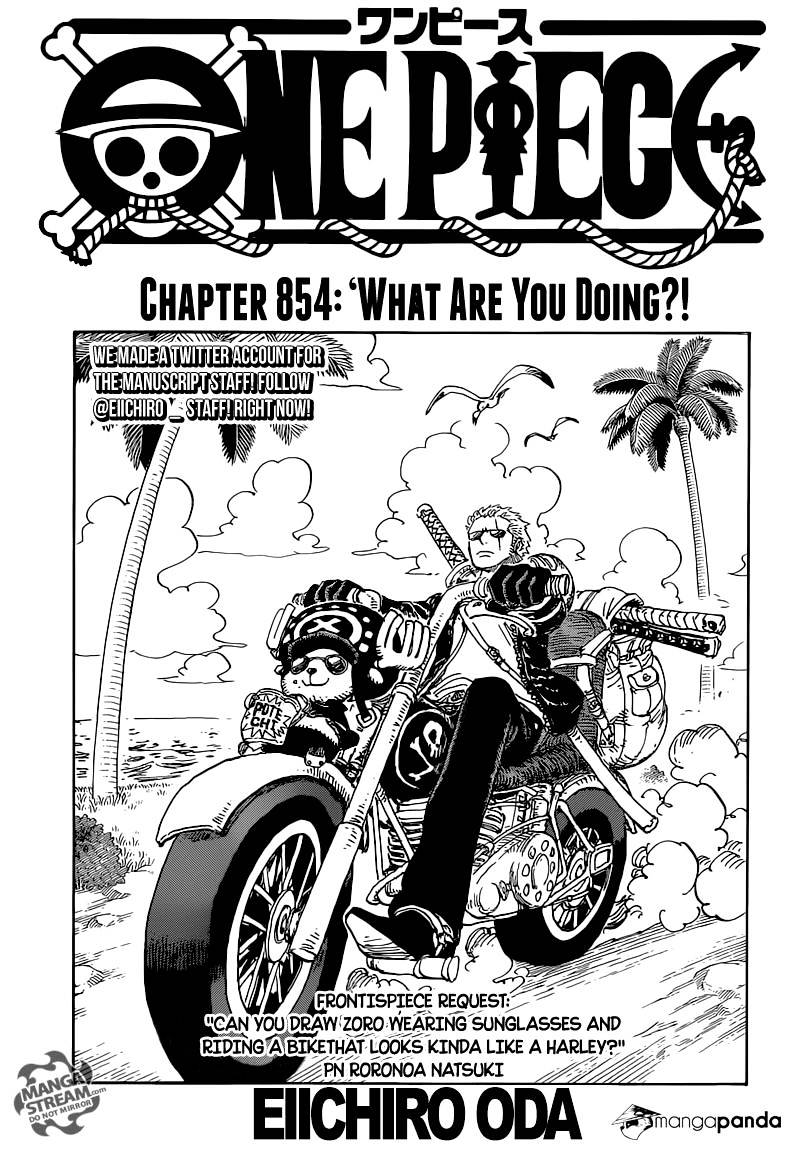 One Piece, Chapter 854 - What Are You doing! image 01