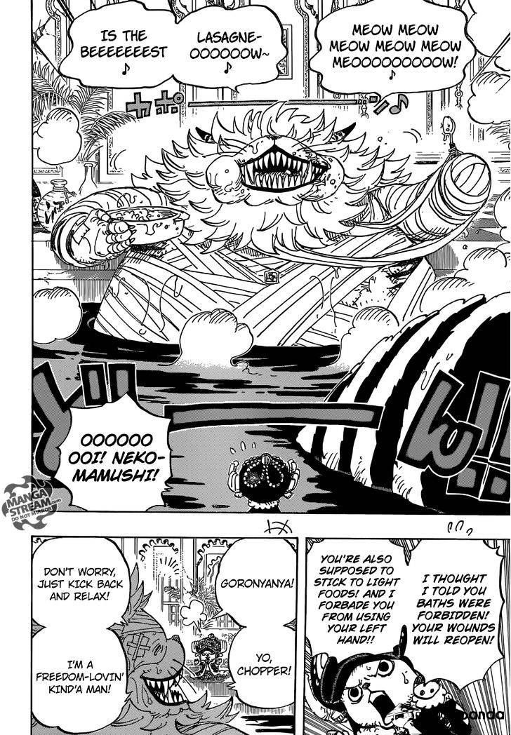 One Piece, Chapter 814 - Let