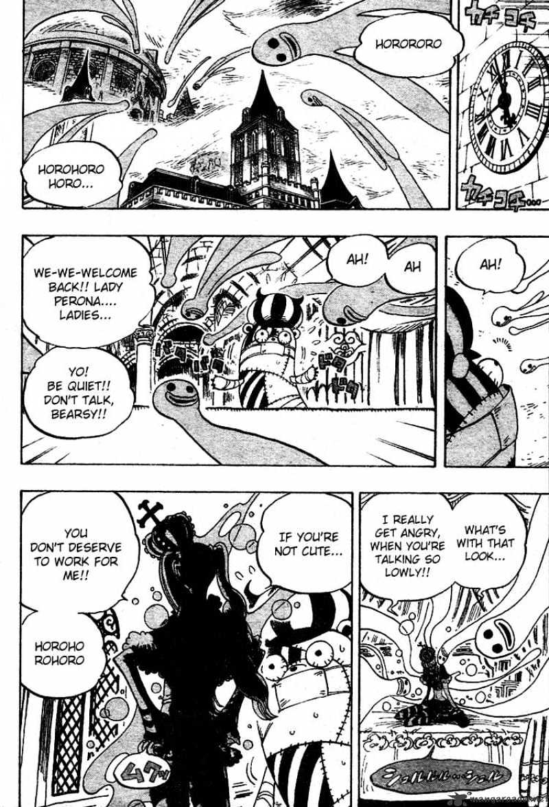 One Piece, Chapter 449 - The Mysterious Four Of Thriller Bark image 11