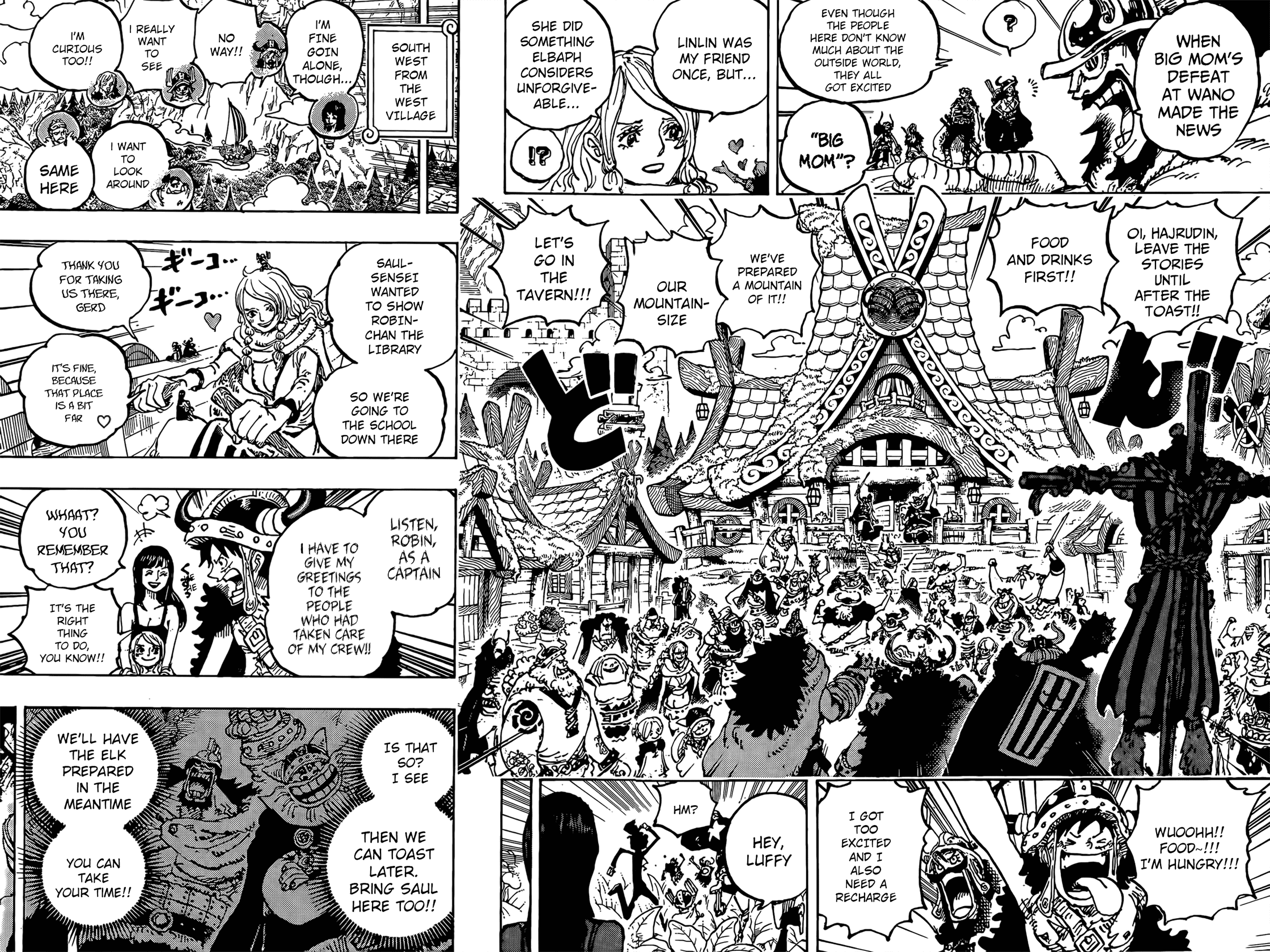 One Piece, Chapter 1133 image 8-9