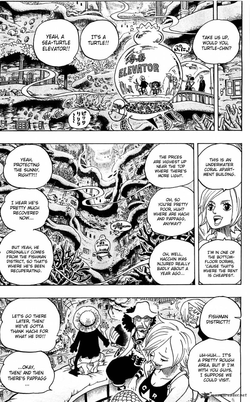 One Piece, Chapter 608 - Paradise Under the Sea image 13