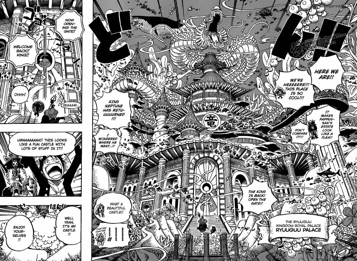 One Piece, Chapter 612 - Brought By The Shark They Saved image 12