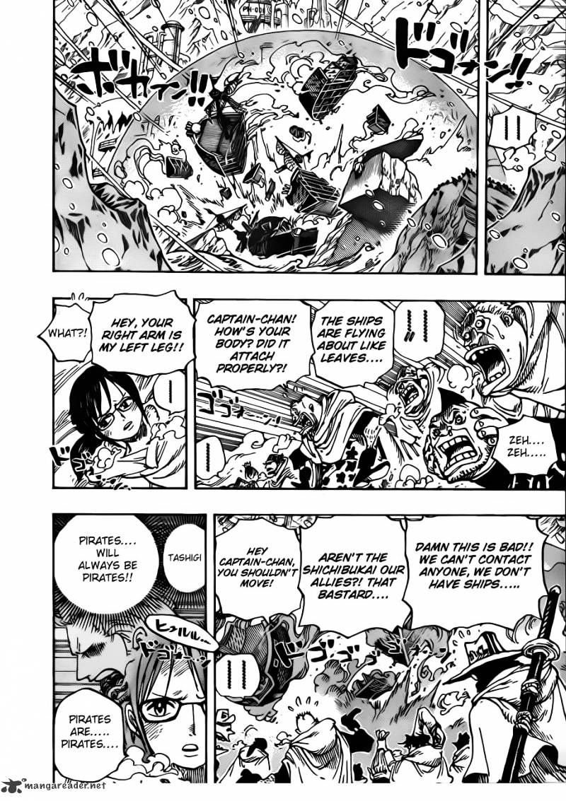 One Piece, Chapter 662 - Shichibukai Law vs Vice Admiral Smoker image 14