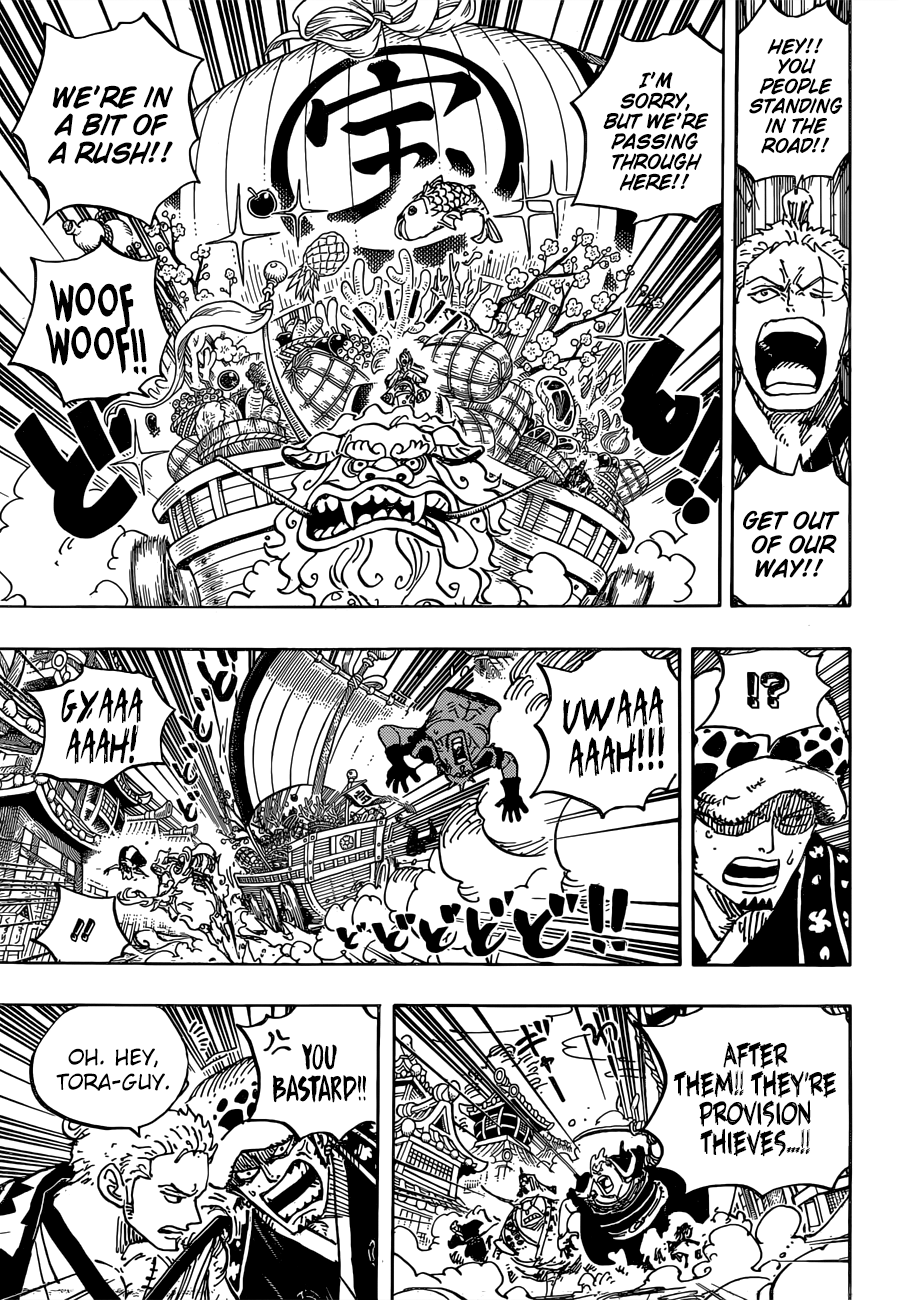 One Piece, Chapter 918 - Luffytaro Repays The Favour image 12