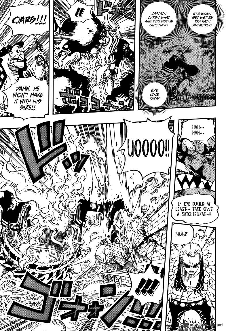 One Piece, Chapter 555 - Oars and his hat image 09