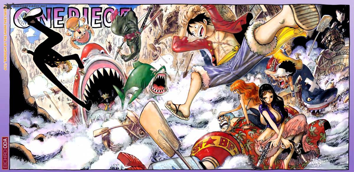 One Piece, Chapter 612 - Brought By The Shark They Saved image 02