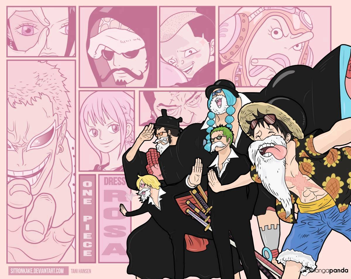 One Piece, Chapter 729 - Shichibukai Doflamingo VS Shichibukai Law image 02
