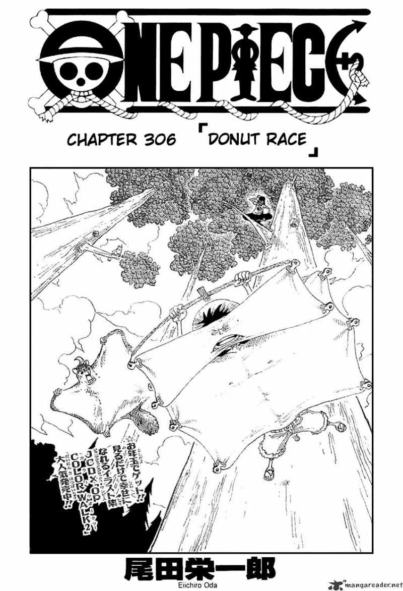 One Piece, Chapter 306 - Donut Race image 01