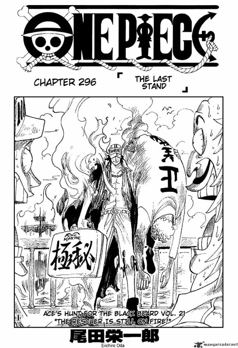 One Piece, Chapter 296 - The Last Stand image 01