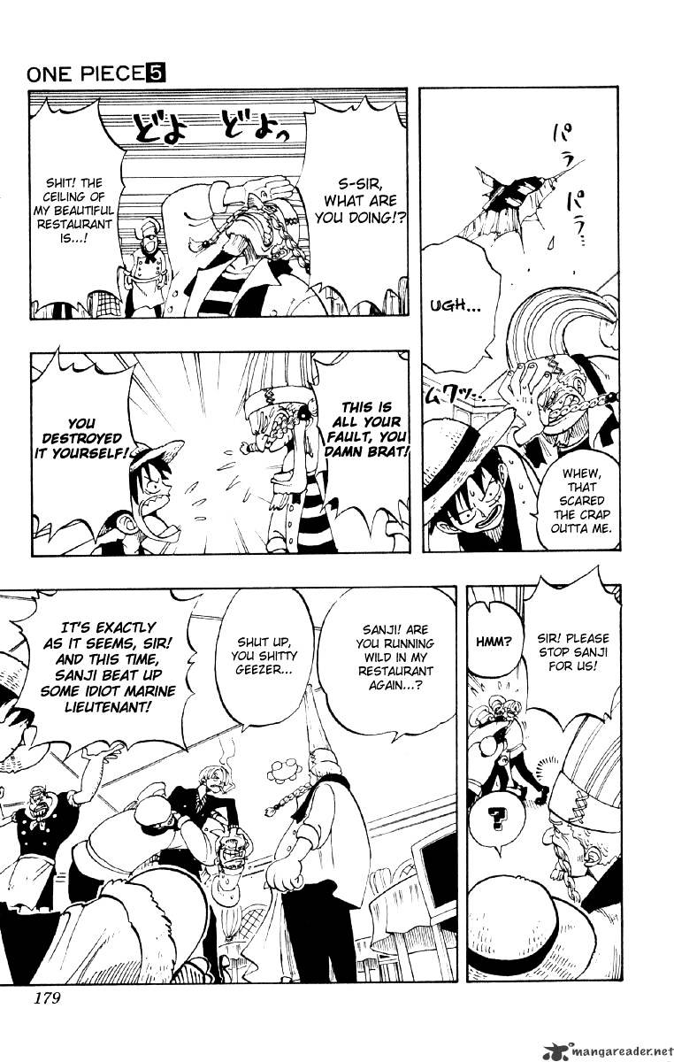 One Piece, Chapter 44 - The Three Chefs image 11