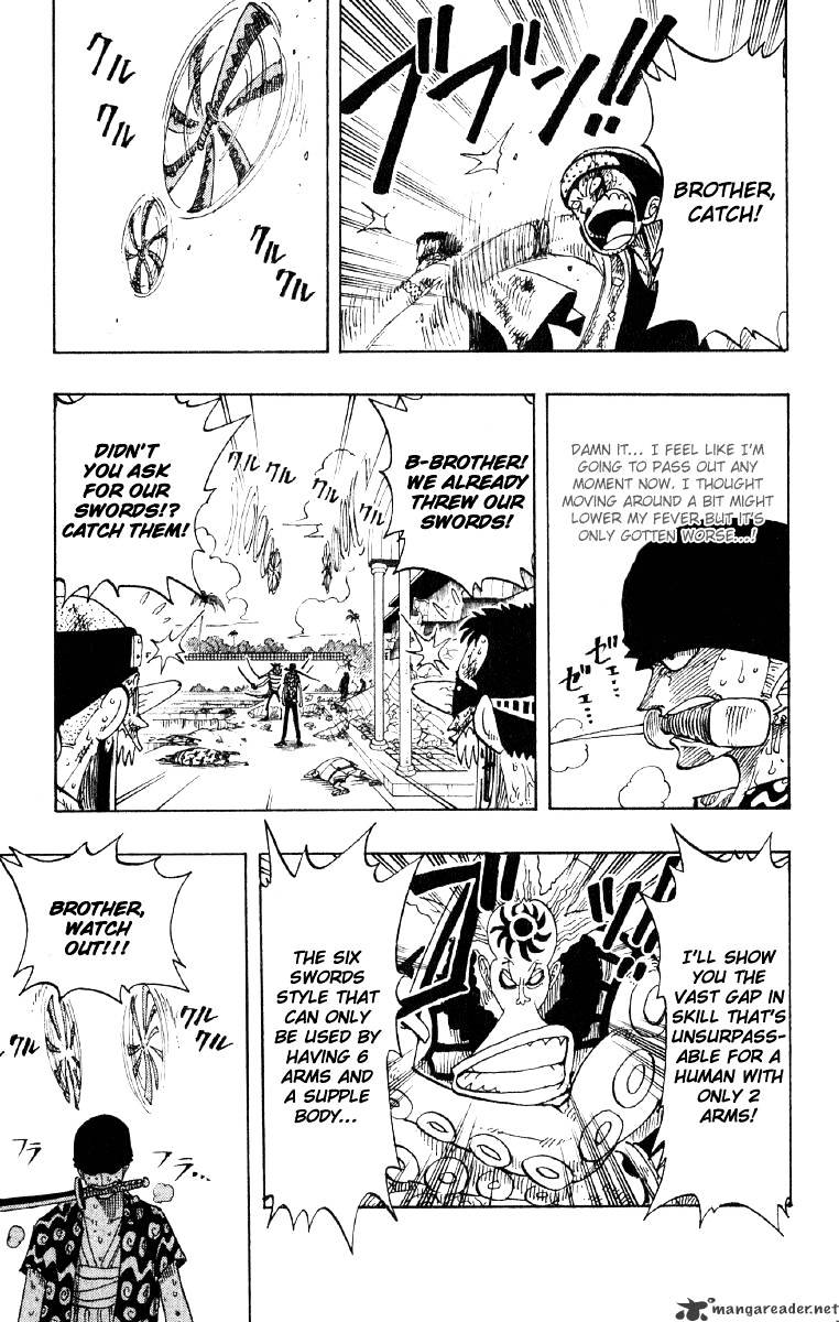 One Piece, Chapter 85 - Three Swords Vs Six Swords image 03