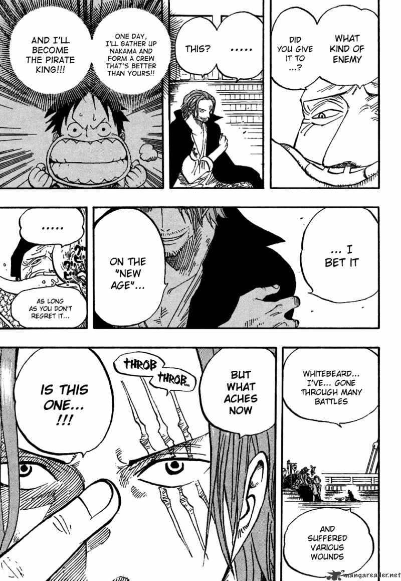 One Piece, Chapter 434 - Whitebeard And Redhaired image 10