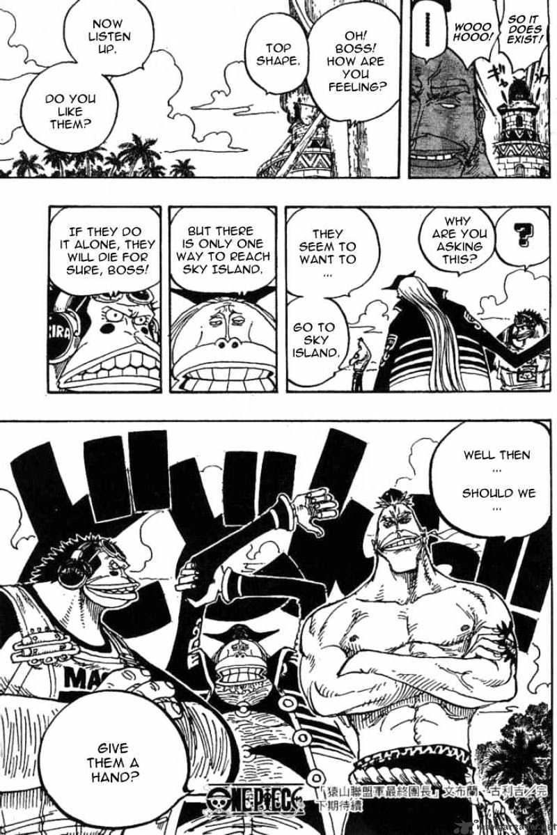 One Piece, Chapter 228 - United Primate Armed Forces Chief Captain-Monbran Cricket image 19