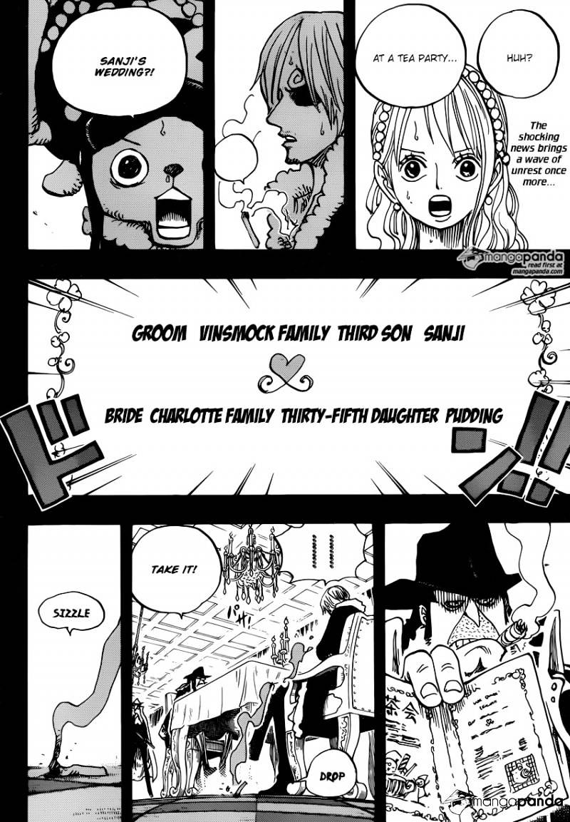 One Piece, Chapter 813 - An Invitation to the Tea Party image 02