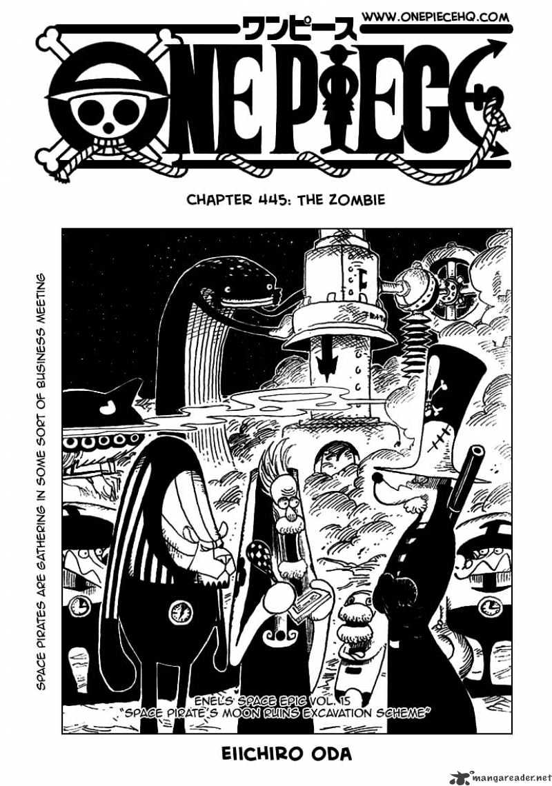 One Piece, Chapter 445 - The Zombie image 02