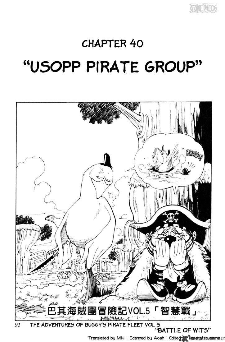 One Piece, Chapter 40 - Ussops Pirates image 01