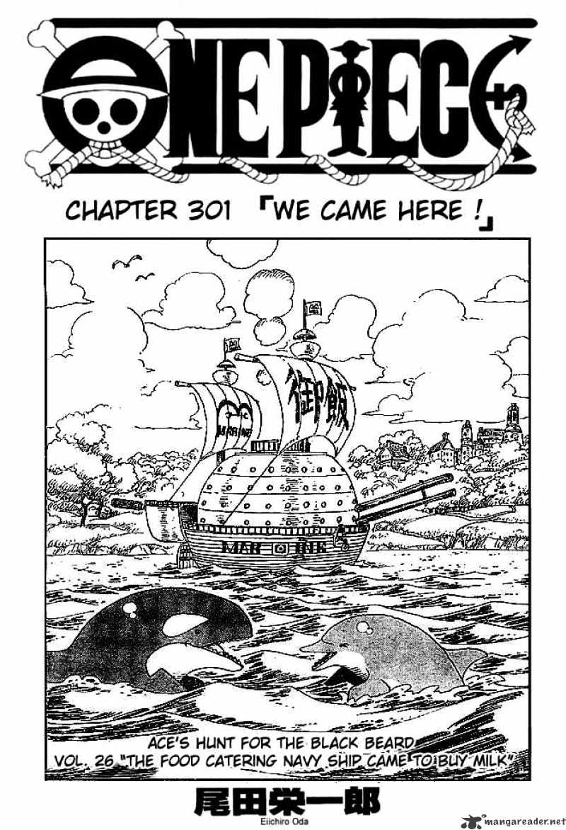 One Piece, Chapter 301 - We Came Here! image 01